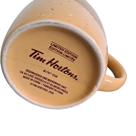 TIM HORTONS Limited Edition mug Canada Goose tan brown coffee tea mug cup 12oz - Picture 3 of 4